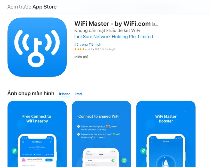 App Hack Pass Wifi tốt nhất cho iphone WiFi Master – by WiFi.com
